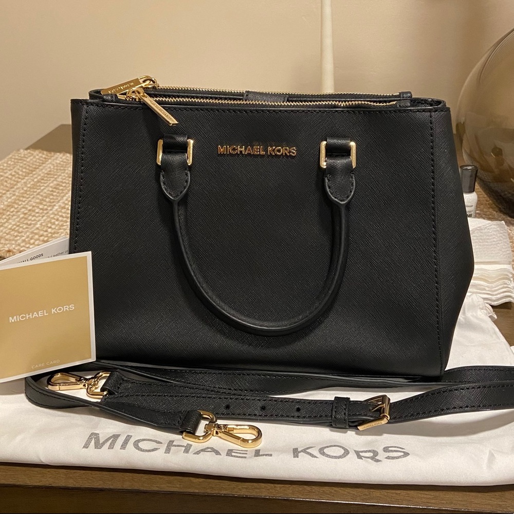 Michael Kors Sutton Saffiano Leather Satchel